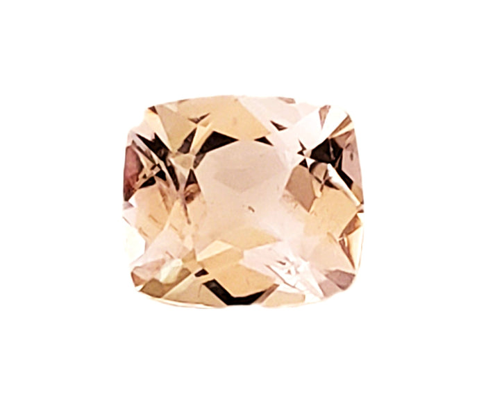 Morganite- Fine Loose peach Morganite 6.09 carats, Cushion shape. Untreated. #DA200028