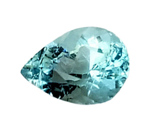 Aquamarine Gem - 1.54 carats, Pear shape, Unheated. #DA200033A