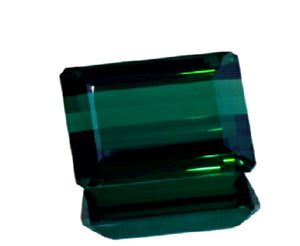 Tourmaline - 3.78 Carats Neon green , Emerald cut. Unheated. #DT20010