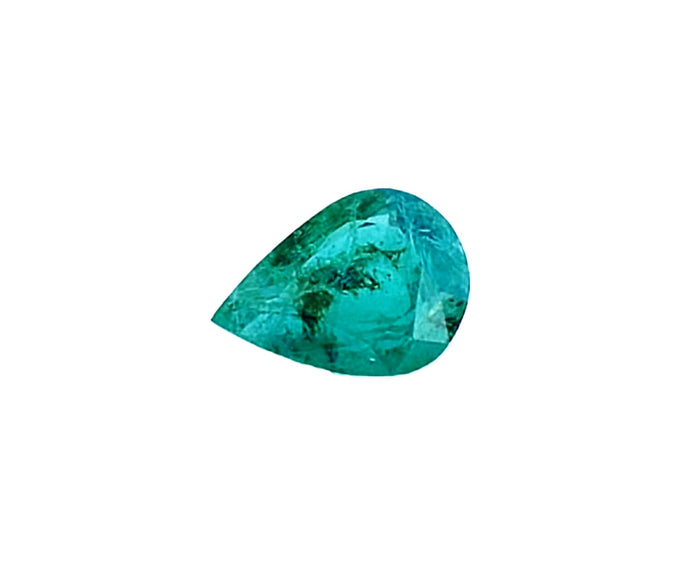 Emerald Gemstone - 4.44 carats, pear shape. Untreated. #DE100032