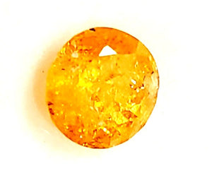 Spessartite Garnet - 1.34 carats. Round Shape Unheated, #DG600015A