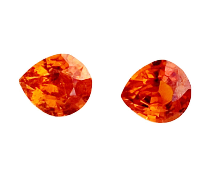 Spessartite Garnet - 2.06 carats. Pear Shape Unheated, #DG600001