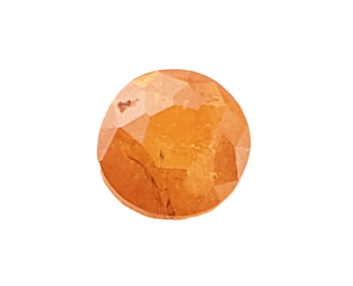 Spessartite Garnet - 1.18 carats. Round Shape Unheated, #DG600033B