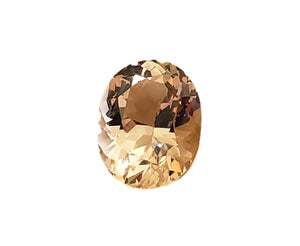 Imperial Topaz - 4.55carats vivid peach, Oval shape. Unheated. #DT20085B