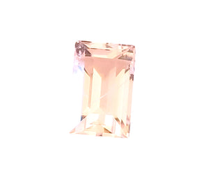 Morganite Gem- Fine Loose pink morganite, 1.90 carats, Emerald cut.Untreated. #DA200030